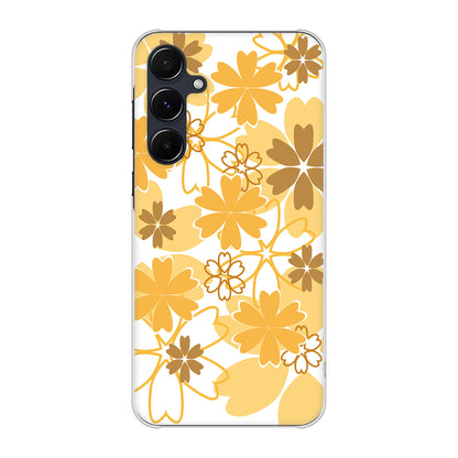 Galaxy A55 5G SC-53E docomo 高画質仕上げ 背面印刷 ハードケース重なり合う花