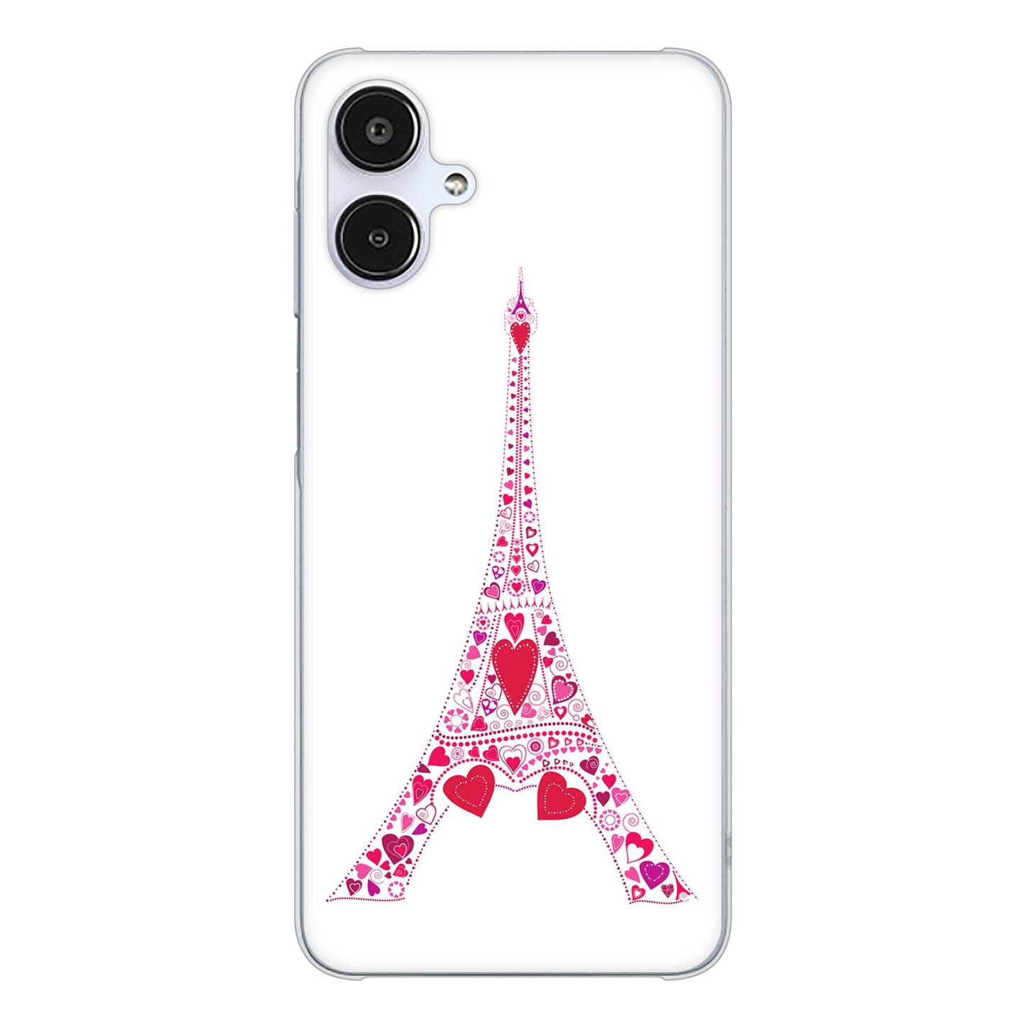 Galaxy A25 5G SC-53F docomo 高画質仕上げ 背面印刷 ハードケースLOVE フランス