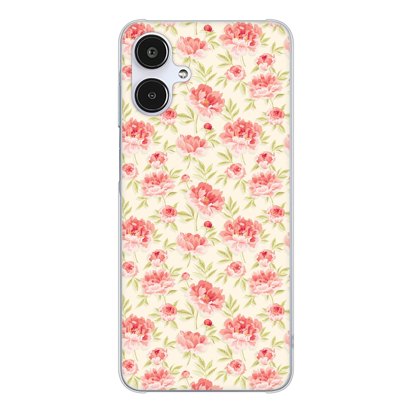 Galaxy A25 5G SC-53F docomo 高画質仕上げ 背面印刷 ハードケース北欧の小花