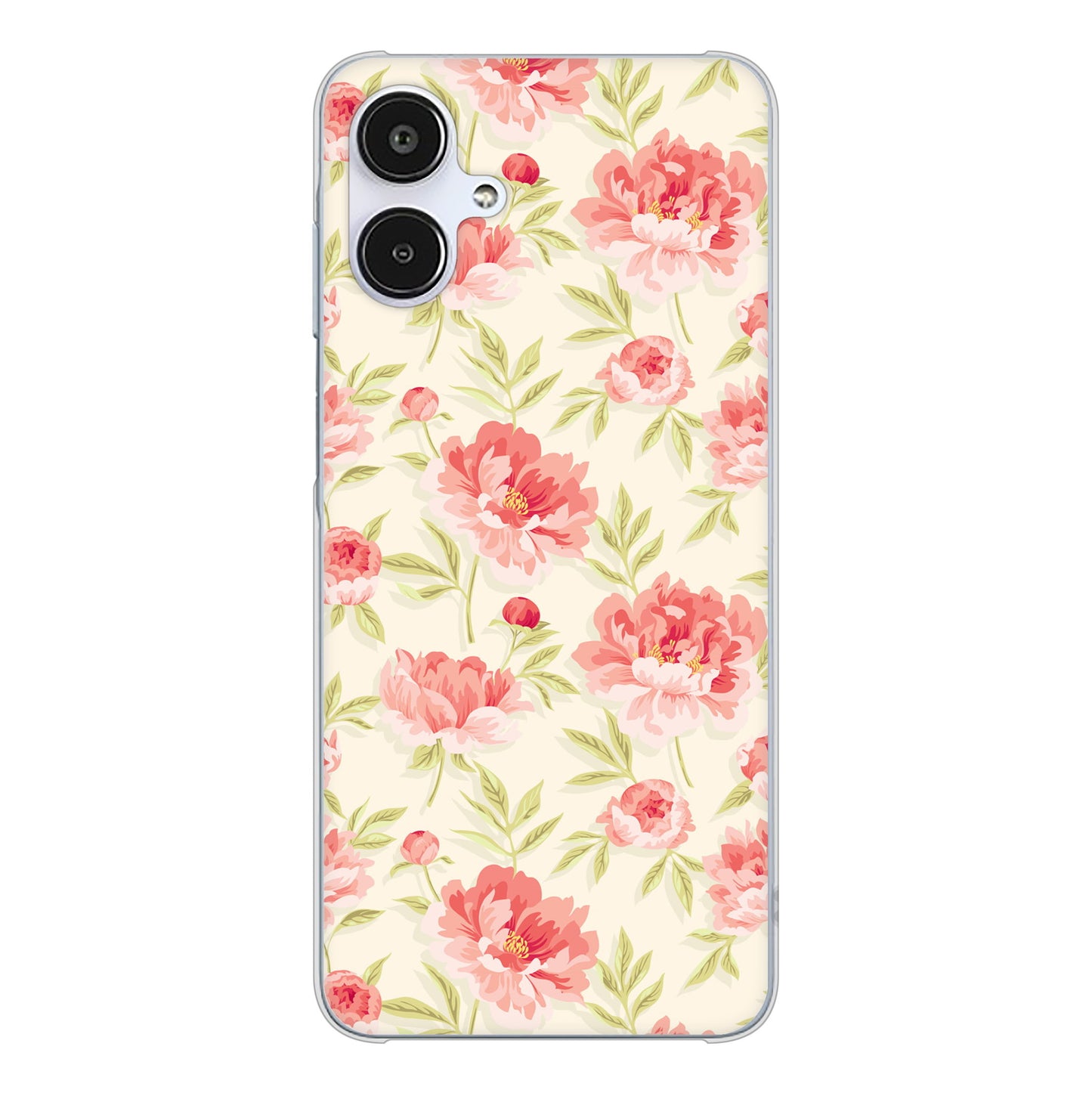 Galaxy A25 5G SC-53F docomo 高画質仕上げ 背面印刷 ハードケース北欧の小花