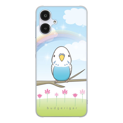 Galaxy A25 5G SC-53F docomo 高画質仕上げ 背面印刷 ハードケースセキセイインコ