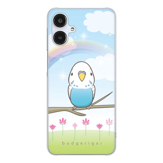Galaxy A25 5G SC-53F docomo 高画質仕上げ 背面印刷 ハードケースセキセイインコ