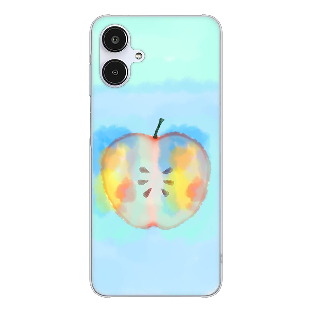 Galaxy A25 5G SC-53F docomo 高画質仕上げ 背面印刷 ハードケース 【YJ181 りんご 水彩181】