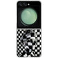 Galaxy Z Flip5 SC-54D docomo 高画質仕上げ 背面印刷 ハードケース 【357 bk&wh】