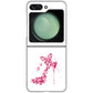 Galaxy Z Flip5 SC-54D docomo 高画質仕上げ 背面印刷 ハードケース 【387 薔薇のハイヒール】