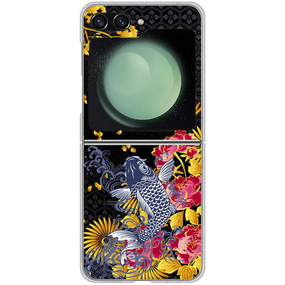Galaxy Z Flip5 SC-54D docomo 高画質仕上げ 背面印刷 ハードケース鯉