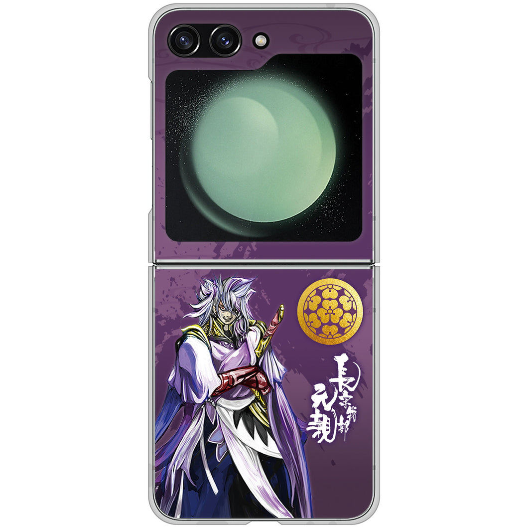 Galaxy Z Flip5 SC-54D docomo 高画質仕上げ 背面印刷 ハードケース家紋