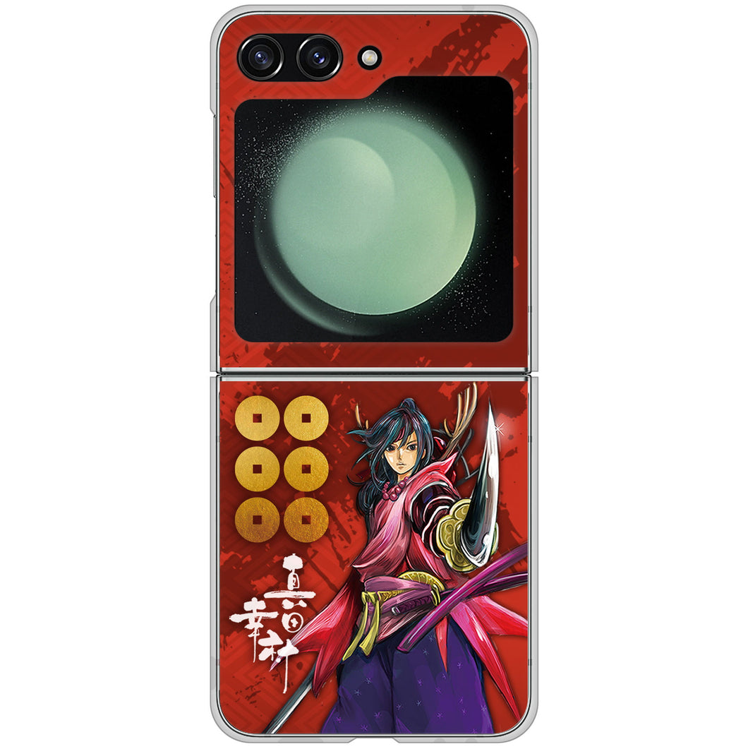 Galaxy Z Flip5 SC-54D docomo 高画質仕上げ 背面印刷 ハードケース家紋