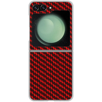 Galaxy Z Flip5 SC-54D docomo 高画質仕上げ 背面印刷 ハードケースカーボン