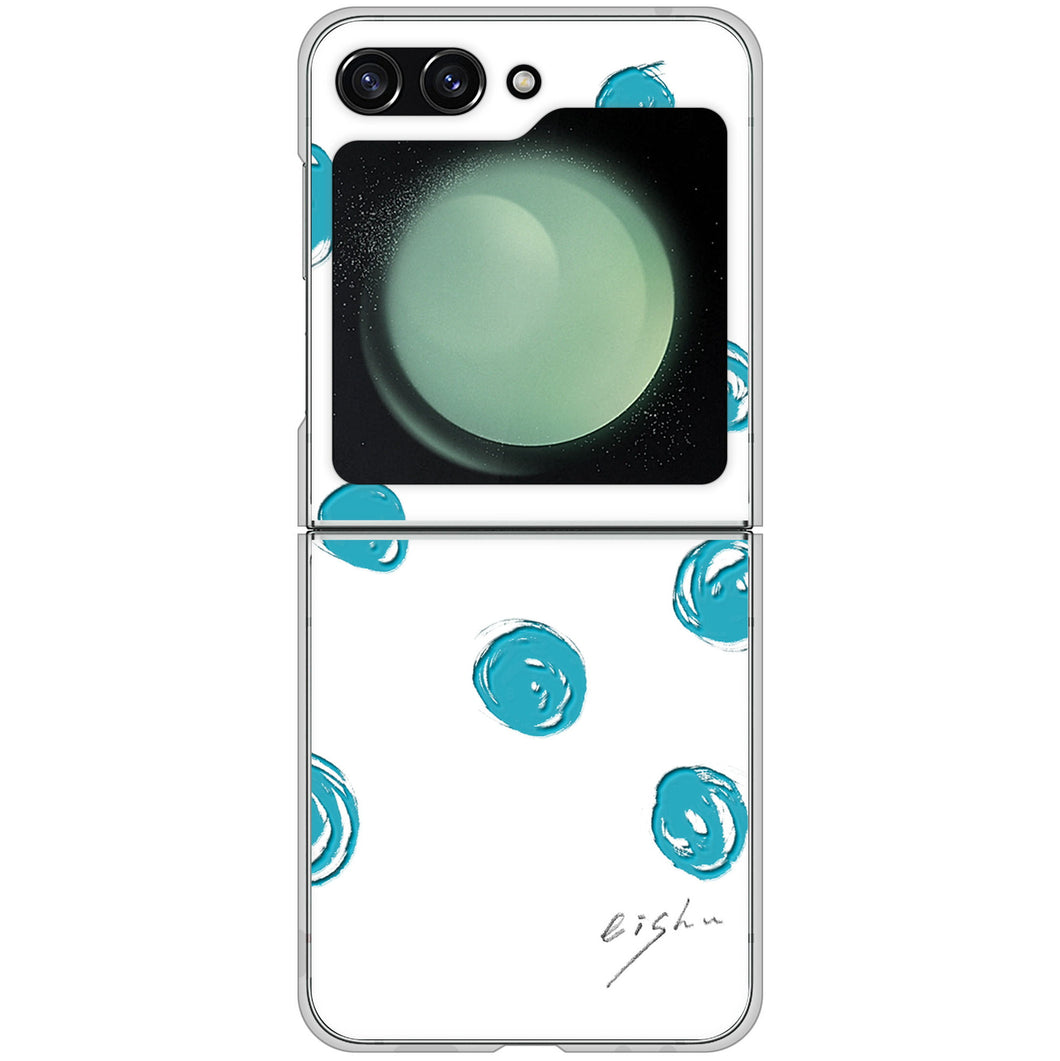 Galaxy Z Flip5 SC-54D docomo 高画質仕上げ 背面印刷 ハードケース大野詠舟 手描きシンプル
