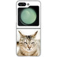 Galaxy Z Flip5 SC-54D docomo 高画質仕上げ 背面印刷 ハードケース 【VA801 笑福ねこ】