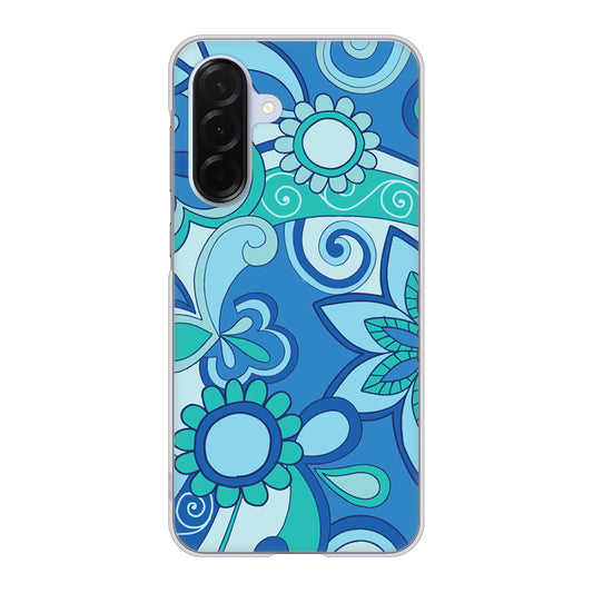 Galaxy A36 5G SC-54F docomo 高画質仕上げ 背面印刷 ハードケース 【409 ブルーミックス】