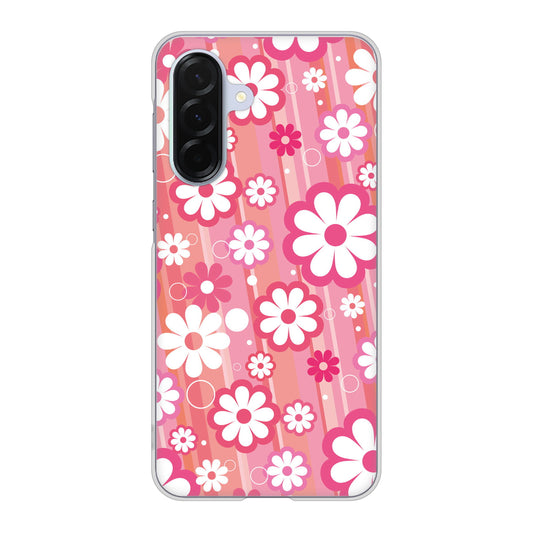 Galaxy A36 5G SC-54F docomo 高画質仕上げ 背面印刷 ハードケース 【751 マーガレット（ピンク系）】