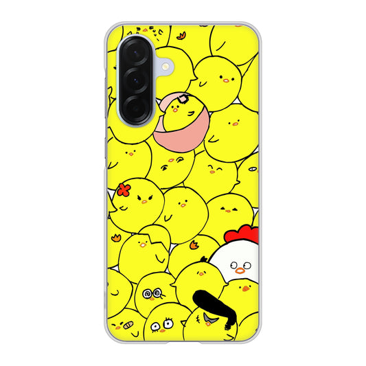 Galaxy A36 5G SC-54F docomo 高画質仕上げ 背面印刷 ハードケース 【1031 ピヨピヨ】