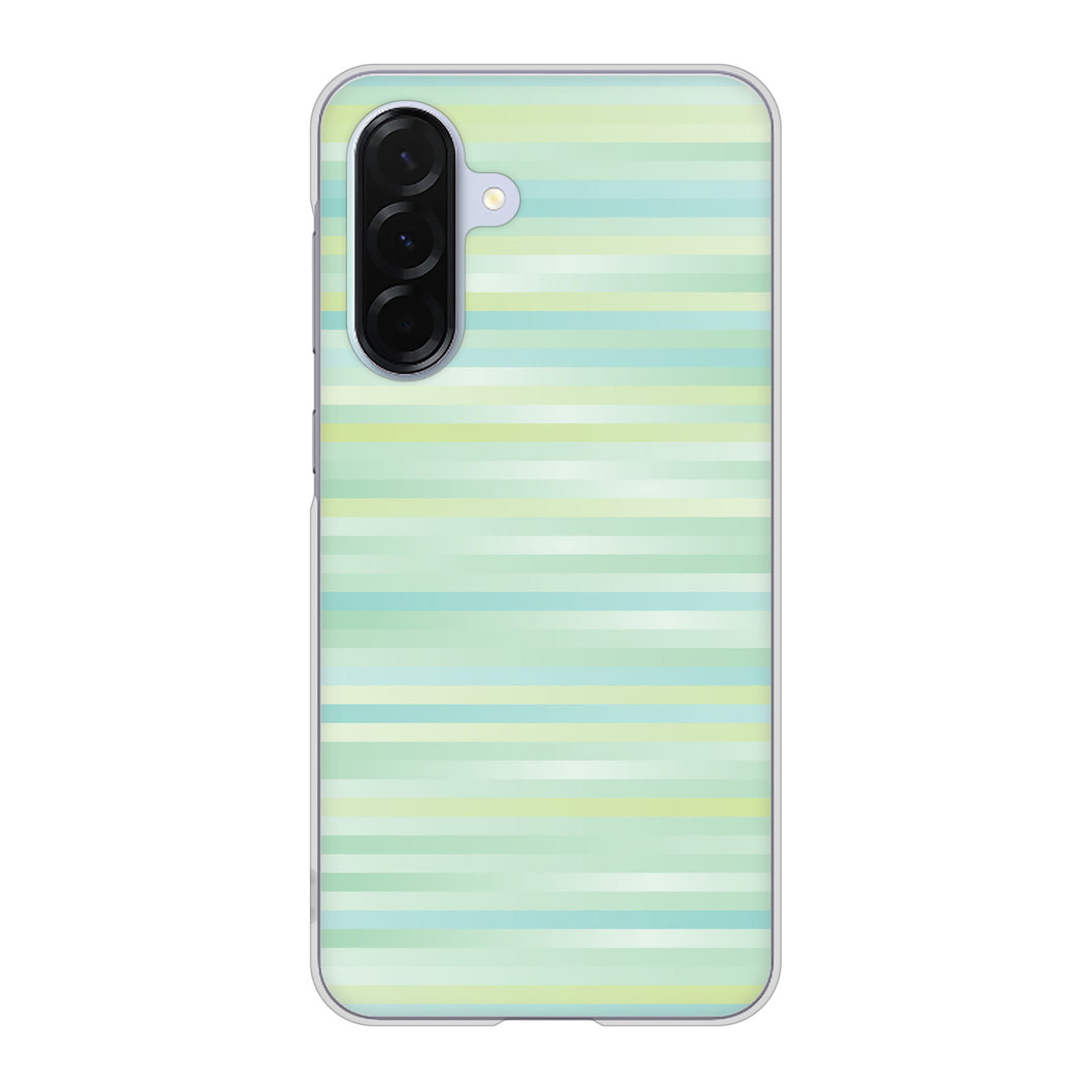 Galaxy A36 5G SC-54F docomo 高画質仕上げ 背面印刷 ハードケースグラデーションボーダー