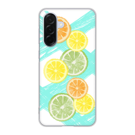 Galaxy A36 5G SC-54F docomo 高画質仕上げ 背面印刷 ハードケース 【YJ183 オレンジライム】