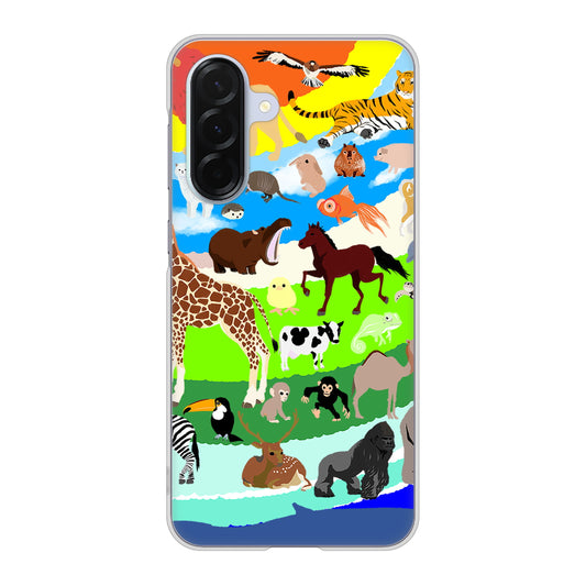 Galaxy A36 5G SC-54F docomo 高画質仕上げ 背面印刷 ハードケース 【YJ201 アニマルプラネット】