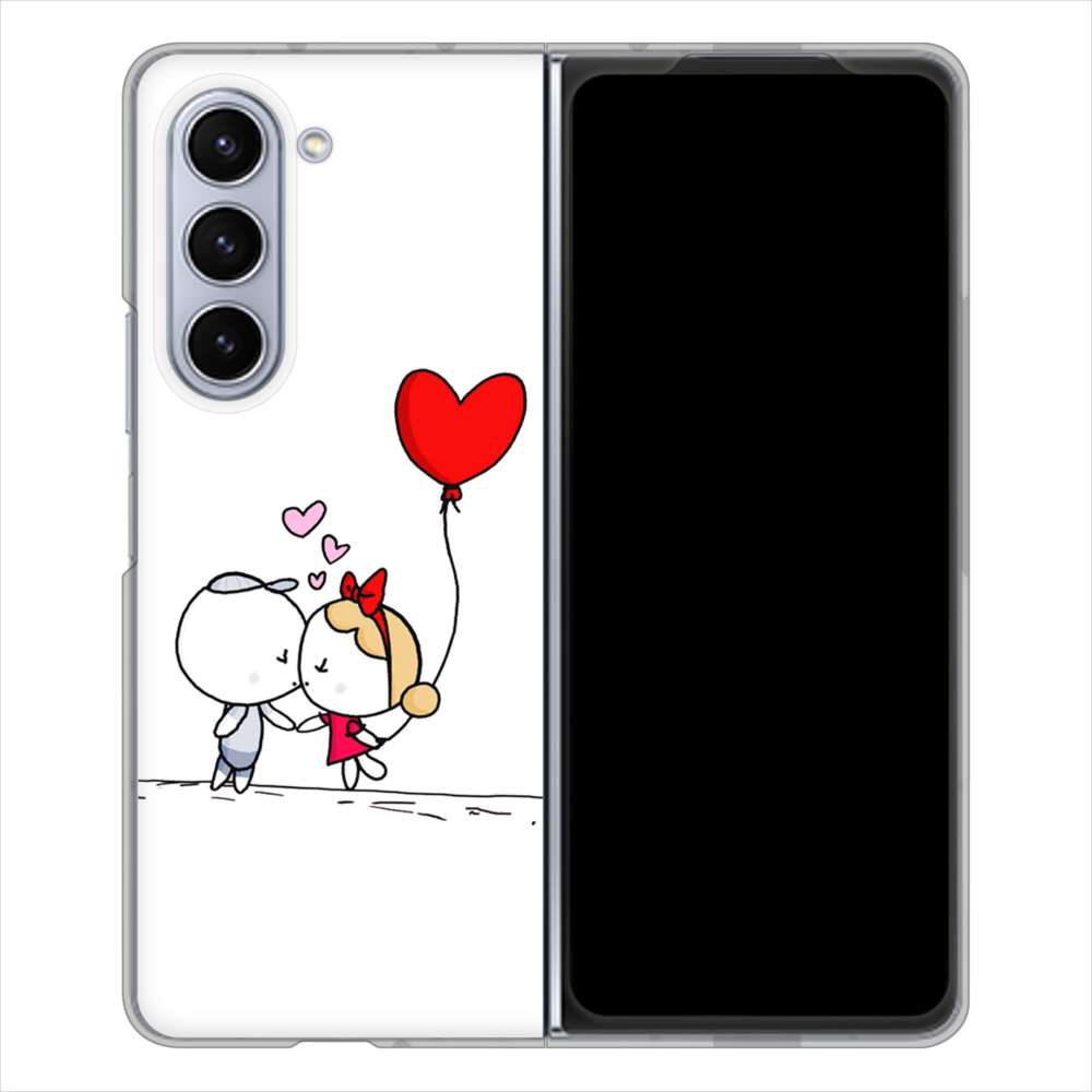 Galaxy Z Fold5 SC-55D docomo 高画質仕上げ 背面印刷 ハードケースカップル