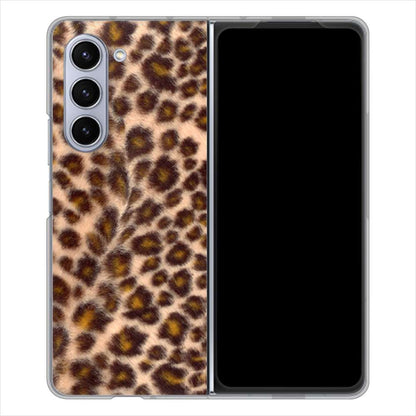 Galaxy Z Fold5 SC-55D docomo 高画質仕上げ 背面印刷 ハードケースアニマル柄