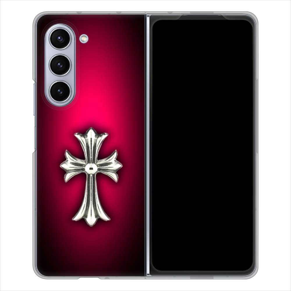 Galaxy Z Fold5 SC-55D docomo 高画質仕上げ 背面印刷 ハードケースクロス