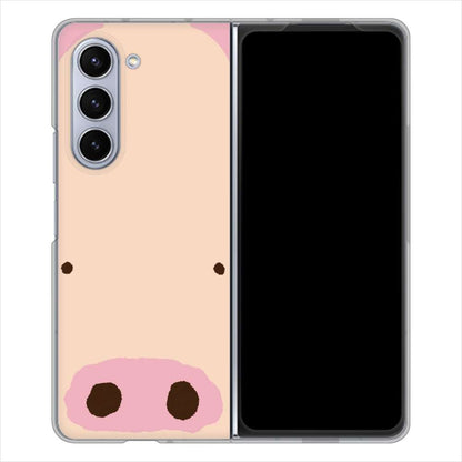 Galaxy Z Fold5 SC-55D docomo 高画質仕上げ 背面印刷 ハードケースドアップアニマル