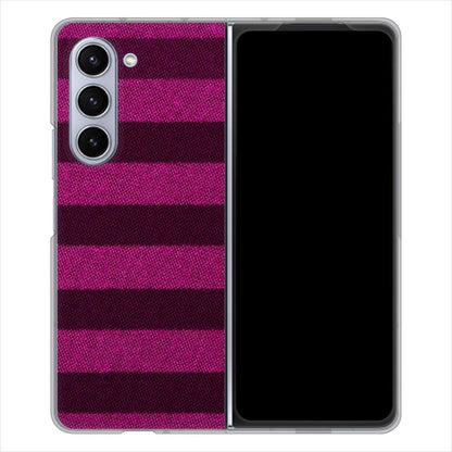 Galaxy Z Fold5 SC-55D docomo 高画質仕上げ 背面印刷 ハードケースシンプルボーダー
