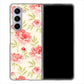 Galaxy Z Fold5 SC-55D docomo 高画質仕上げ 背面印刷 ハードケース北欧の小花