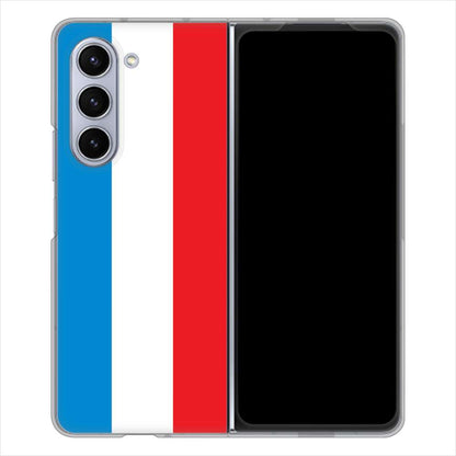 Galaxy Z Fold5 SC-55D docomo 高画質仕上げ 背面印刷 ハードケース国旗