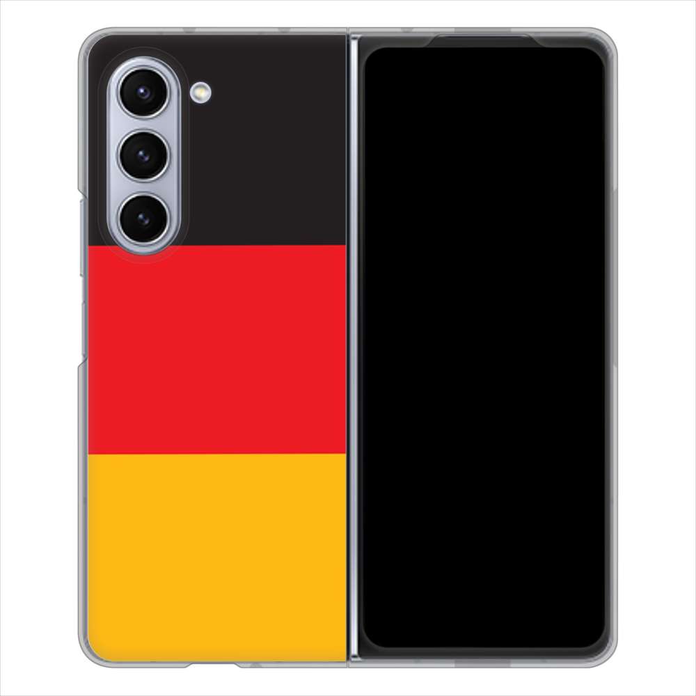 Galaxy Z Fold5 SC-55D docomo 高画質仕上げ 背面印刷 ハードケース国旗