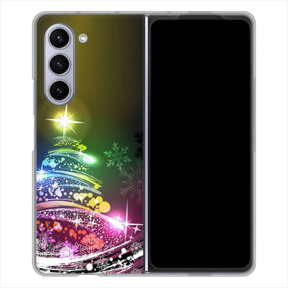 Galaxy Z Fold5 SC-55D docomo 高画質仕上げ 背面印刷 ハードケースクリスマス