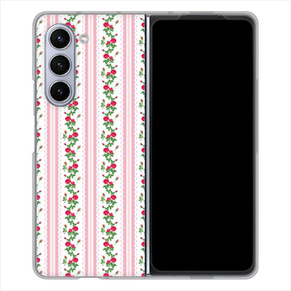 Galaxy Z Fold5 SC-55D docomo 高画質仕上げ 背面印刷 ハードケースイングリッシュガーデン