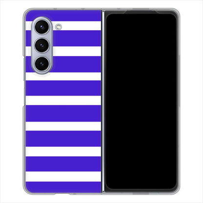 Galaxy Z Fold5 SC-55D docomo 高画質仕上げ 背面印刷 ハードケースシンプルボーダー