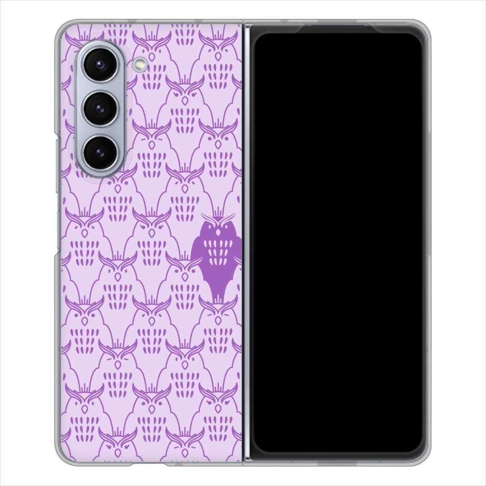 Galaxy Z Fold5 SC-55D docomo 高画質仕上げ 背面印刷 ハードケースパターンアニマル