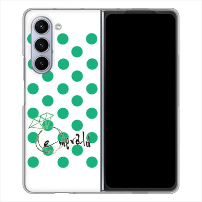 Galaxy Z Fold5 SC-55D docomo 高画質仕上げ 背面印刷 ハードケース大野詠舟 誕生石