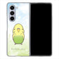 Galaxy Z Fold5 SC-55D docomo 高画質仕上げ 背面印刷 ハードケースセキセイインコ