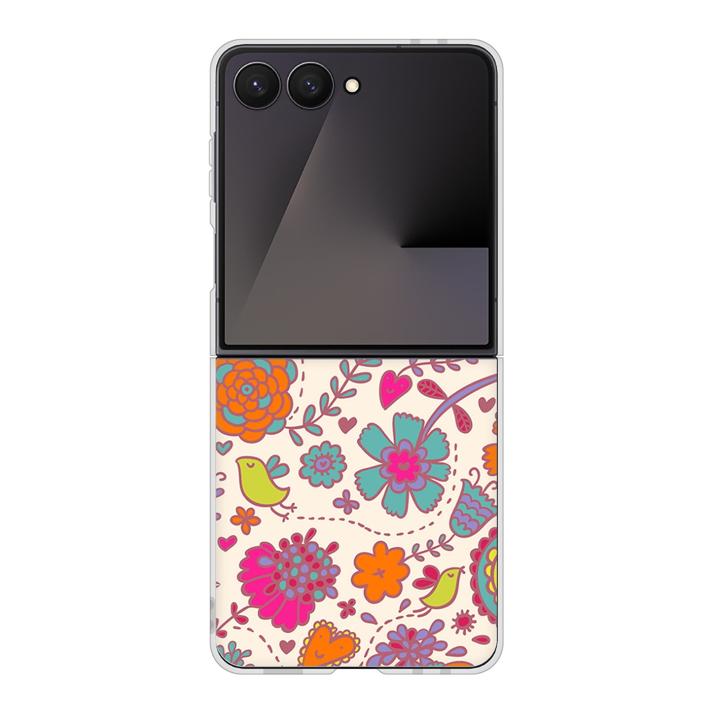 Galaxy Z Flip7 SC-55F docomo 高画質仕上げ 背面印刷 ハードケースマルチスタイル