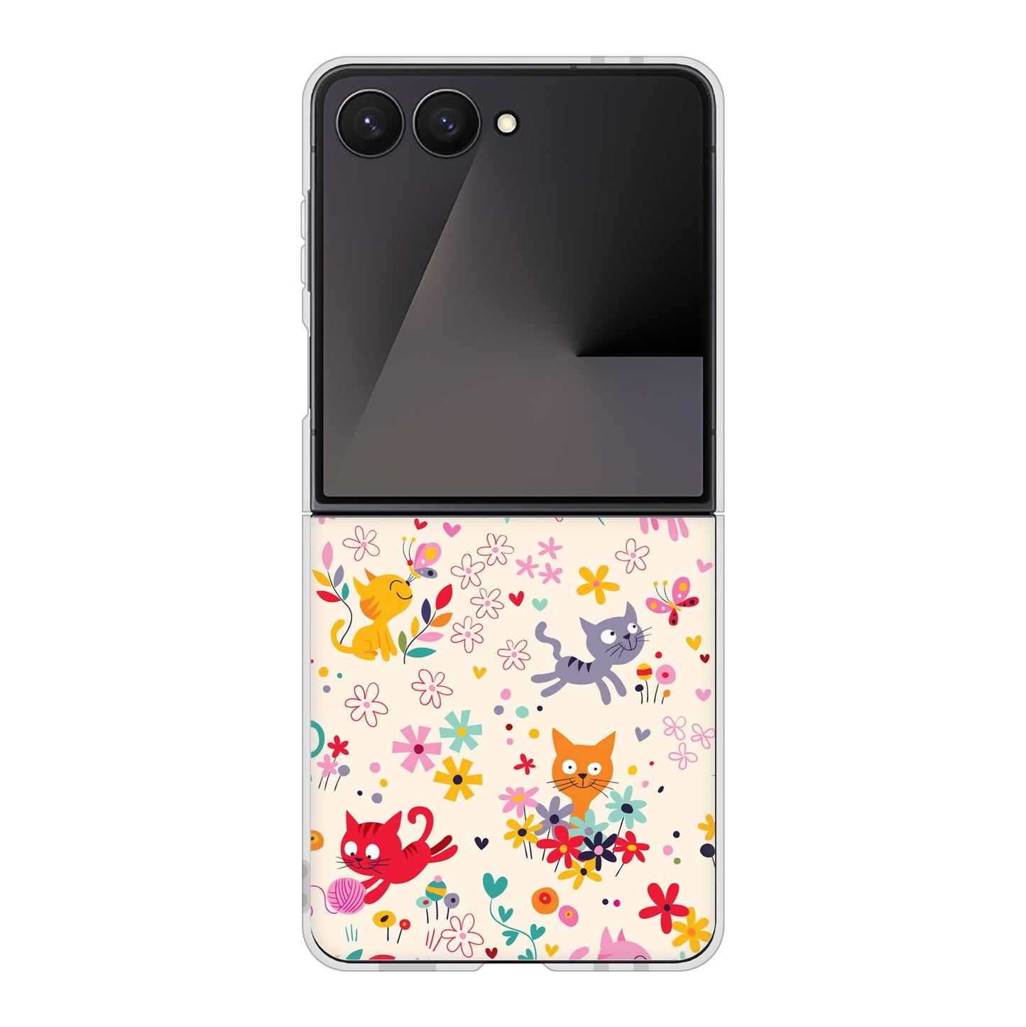 Galaxy Z Flip7 SC-55F docomo 高画質仕上げ 背面印刷 ハードケースマルチスタイル