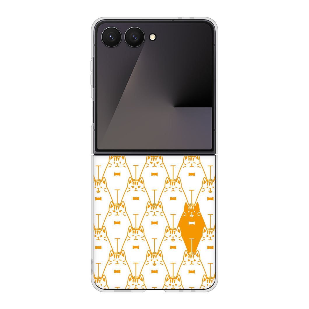 Galaxy Z Flip7 SC-55F docomo 高画質仕上げ 背面印刷 ハードケースパターンアニマル