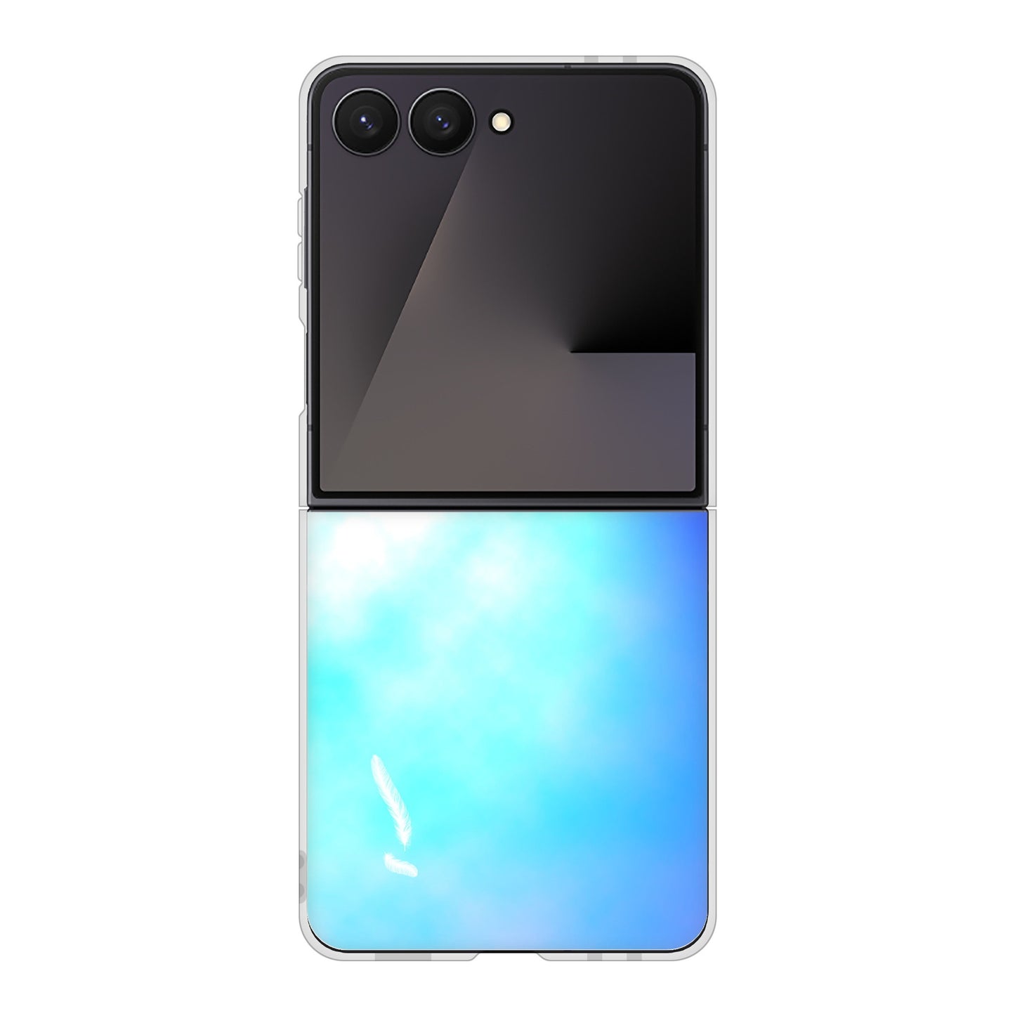 Galaxy Z Flip7 SC-55F docomo 高画質仕上げ 背面印刷 ハードケースパステルアート