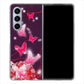 Galaxy Z Fold5 SCG22 au 高画質仕上げ 背面印刷 ハードケースバタフライ
