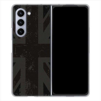 Galaxy Z Fold5 SCG22 au 高画質仕上げ 背面印刷 ハードケースユニオンジャック