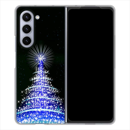 Galaxy Z Fold5 SCG22 au 高画質仕上げ 背面印刷 ハードケースクリスマス