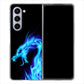 Galaxy Z Fold5 SCG22 au 高画質仕上げ 背面印刷 ハードケースドラゴン