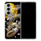 Galaxy Z Fold5 SCG22 au 高画質仕上げ 背面印刷 ハードケース龍