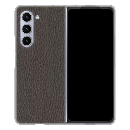 Galaxy Z Fold5 SCG22 au 高画質仕上げ 背面印刷 ハードケースレザー風