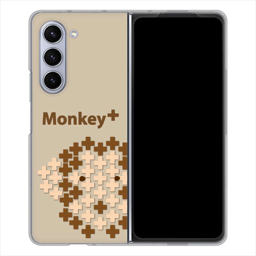 Galaxy Z Fold5 SCG22 au 高画質仕上げ 背面印刷 ハードケースanimal+