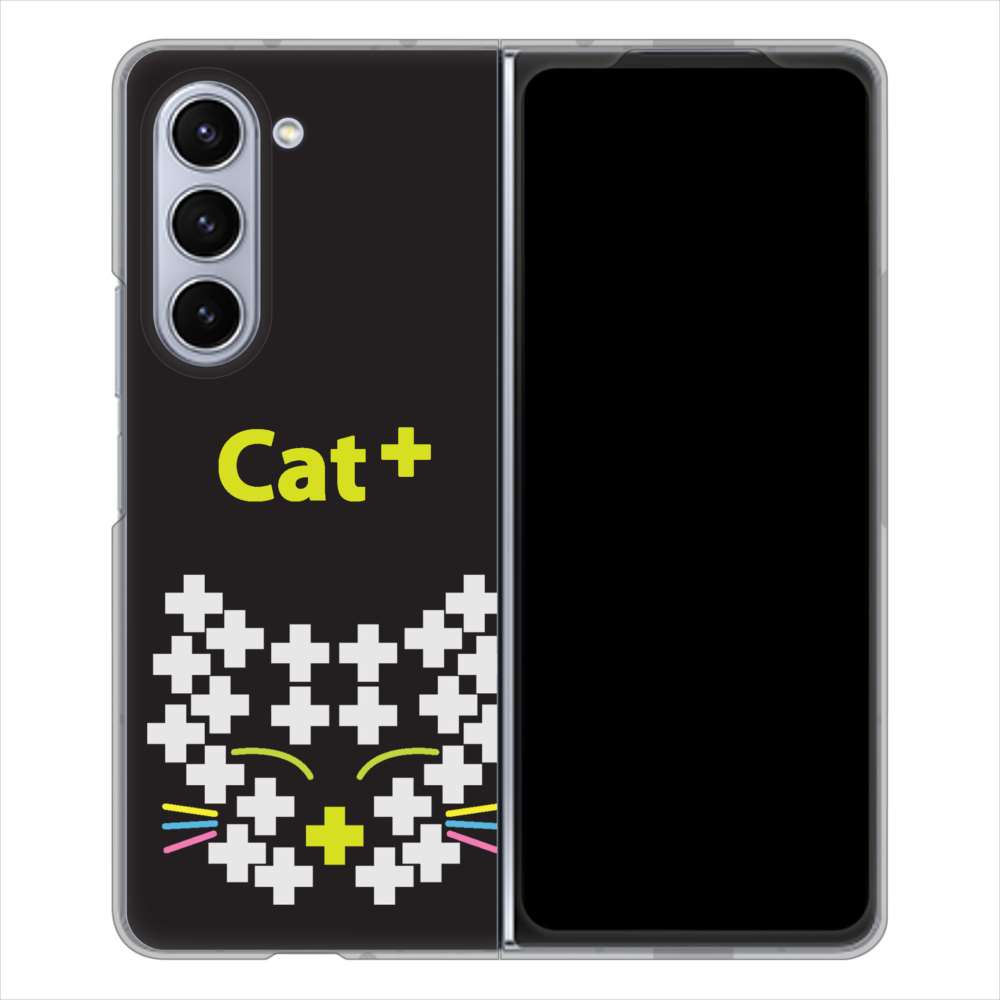 Galaxy Z Fold5 SCG22 au 高画質仕上げ 背面印刷 ハードケースanimal+