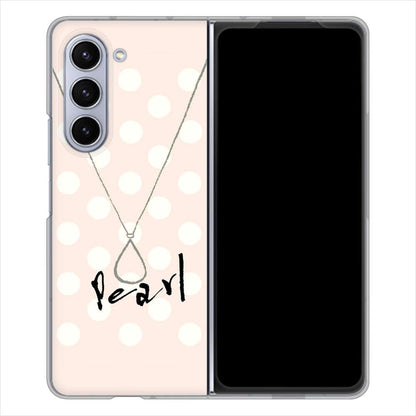 Galaxy Z Fold5 SCG22 au 大野詠舟 誕生石 ハードケース 背面印刷