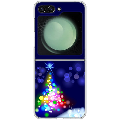 Galaxy Z Flip5 SCG23 au 高画質仕上げ 背面印刷 ハードケースクリスマス