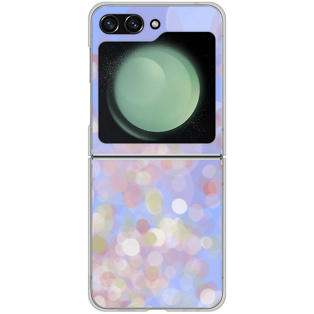 Galaxy Z Flip5 SCG23 au 高画質仕上げ 背面印刷 ハードケースパステルアート